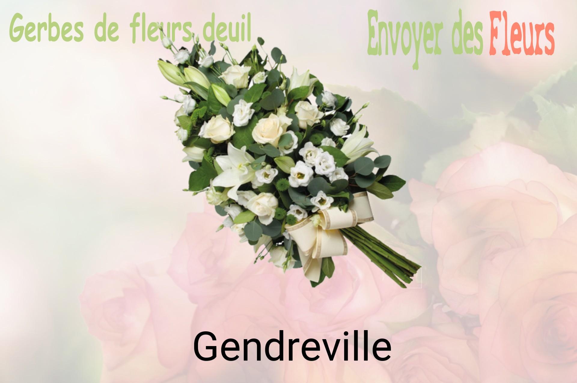 Gerbe de fleurs de deuil livrée à Gendreville